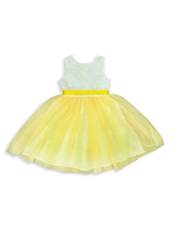 Joe-Ella Little Girl's & Girl's Printed Tulle Dress